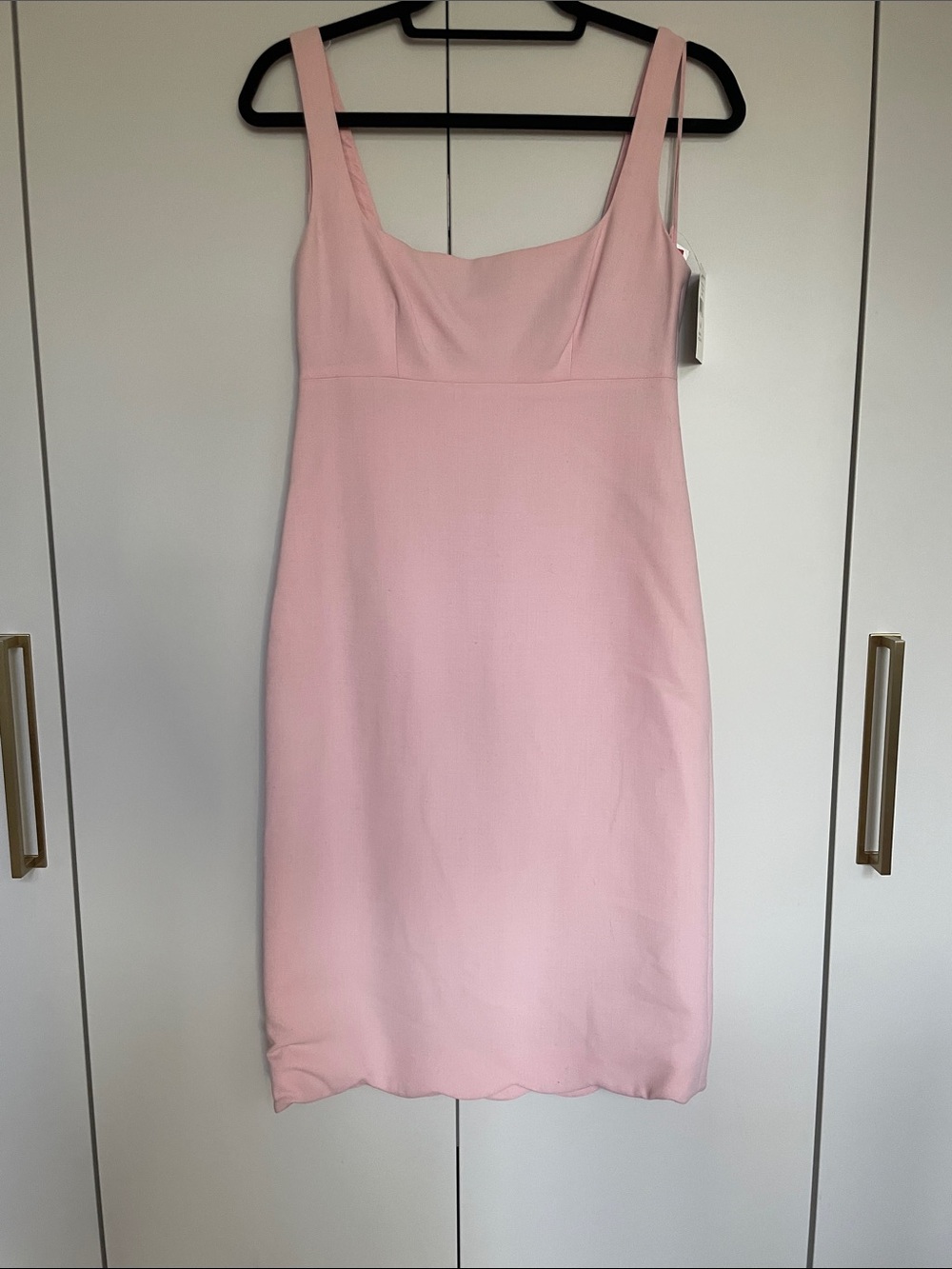 Ralph Lauren Black Label Pastel Pink Midi Sheath Dress
